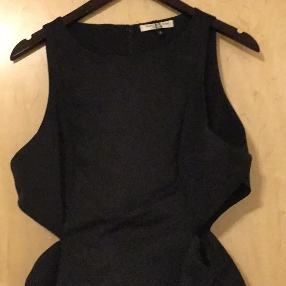 Boatneck Strctured Satin Faille Dress W Cu… - Picture 4 of 8